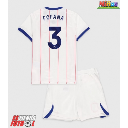 Chelsea Wesley Fofana #3 Tercera Equipación Niños 2026-27 Manga Corta (+ Pantalones cortos)